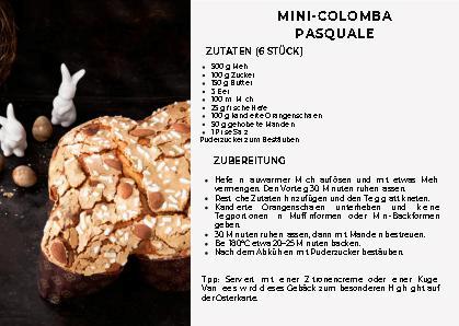 Tarifi Mini Colomba Pasquale